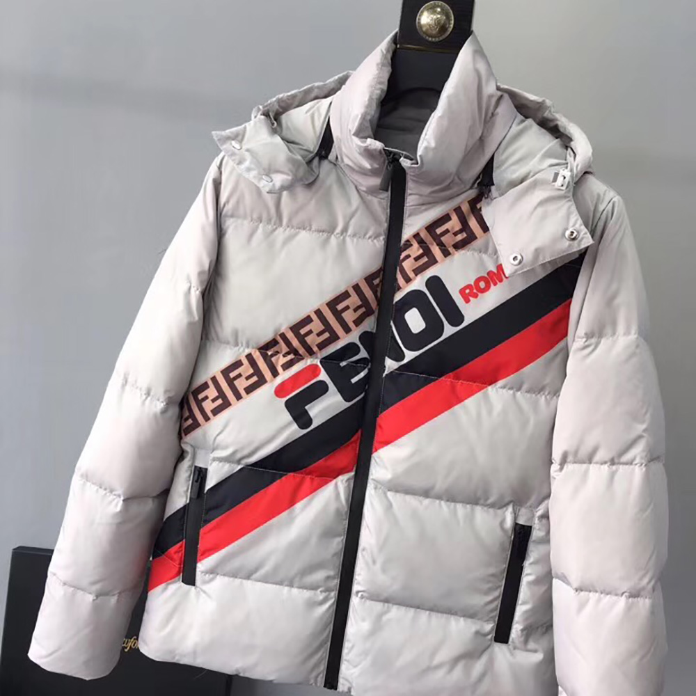 Balenciaga Fendi X Fila Down Jacket In White Balenciaga greece outlet Balenciaga Balenciaga greece outlet balenciaga triple s